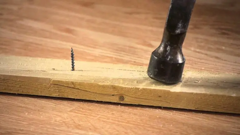 How to Cover Nails Sticking Out of Wood