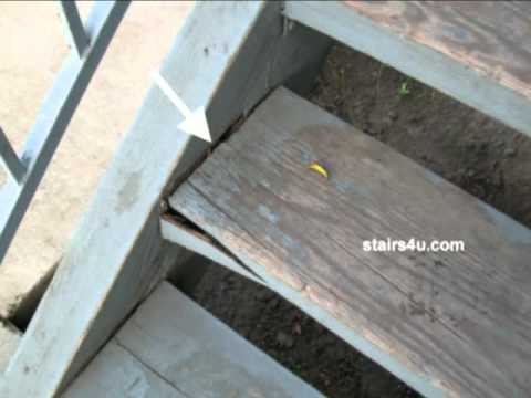 How to Repair Split Wood Stair Tread