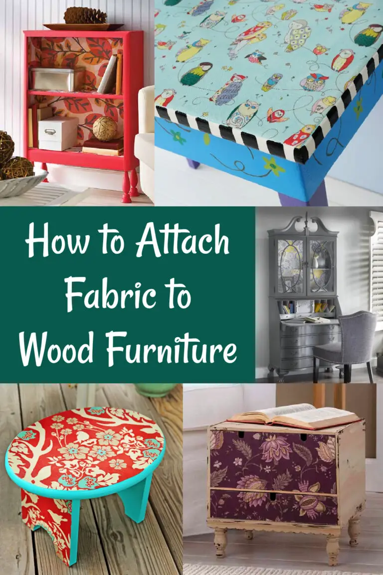 How to Attach Fabric to Wood Without Glue