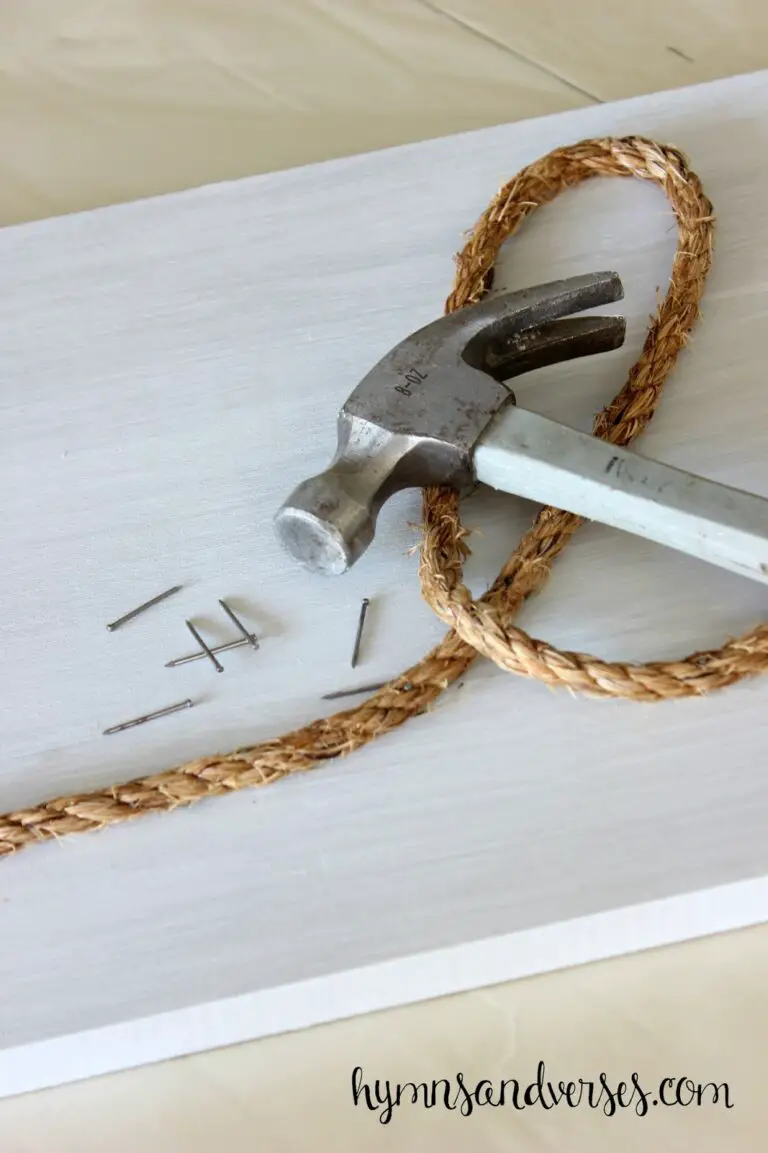 How to Attach Rope to Wood Sign to Hang