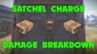 How Many Satchel Charges for Wood Door