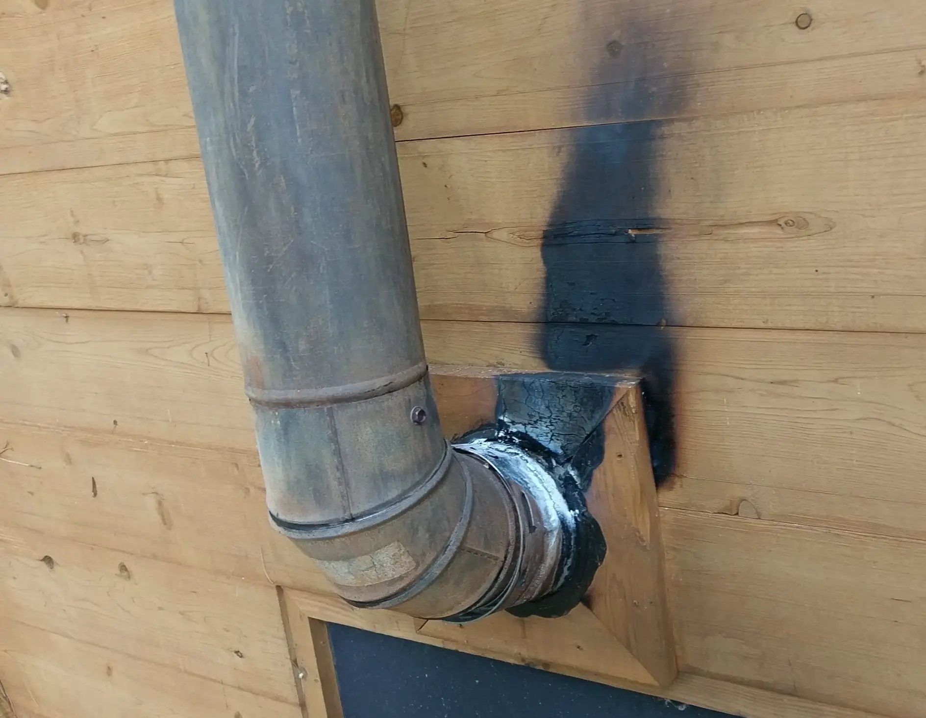 wood stove pipe 8