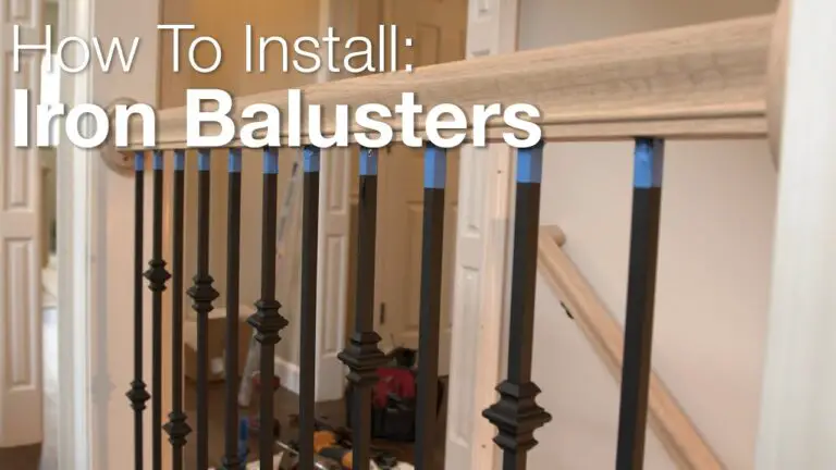 How to Replace Wood Balusters With Iron