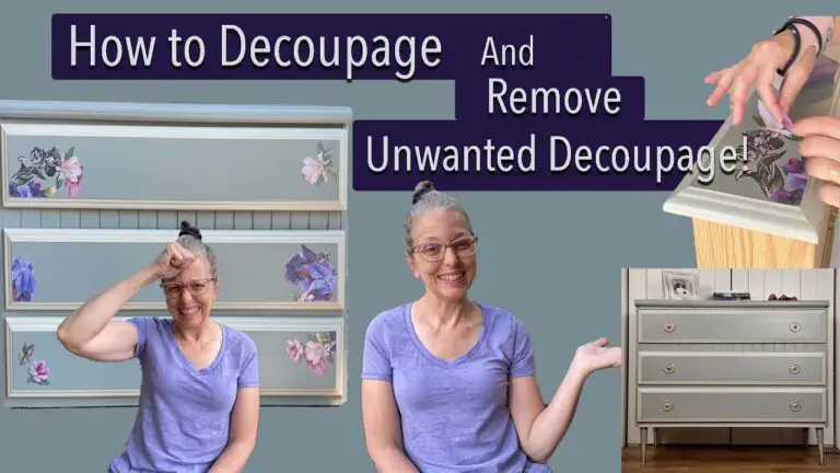 How to Remove Decoupage from Wood