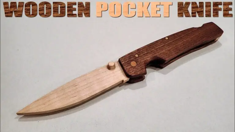 How to Make a Wooden Knife Easy