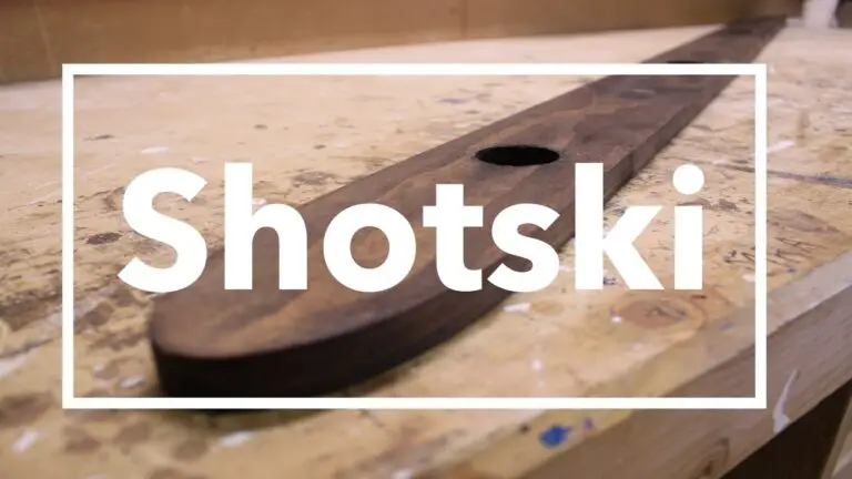 How to Make a Shotski With Wood