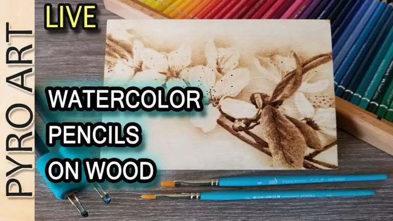 How to Use Watercolor Pencils on Wood