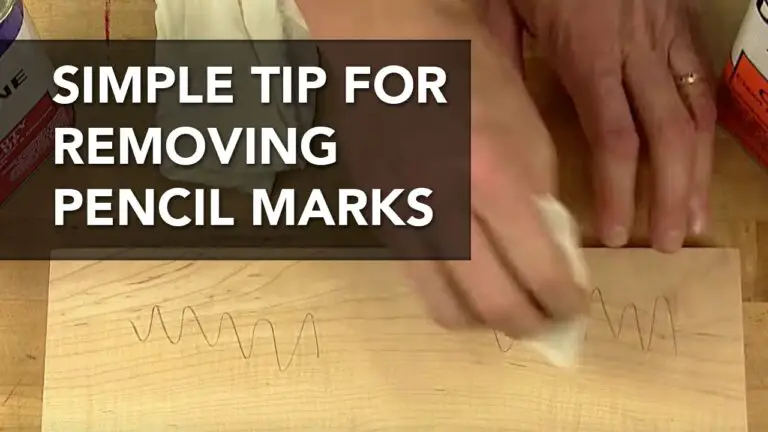 How to Get Pencil off Wood