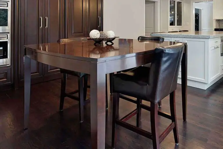 What Color Dining Table With Dark Wood Floors