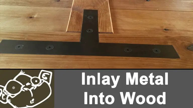How to Inlay Metal into Wood
