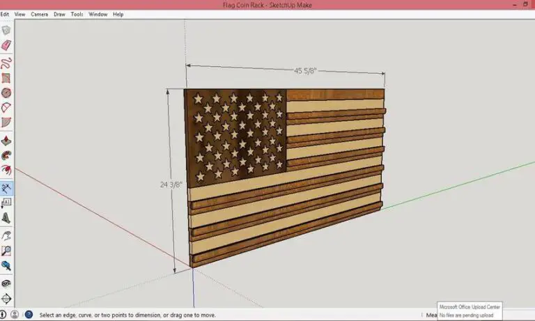 Wooden American Flag Dimensions