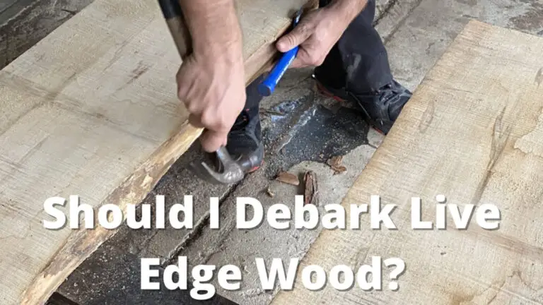 How to Seal Live Edge Wood With Bark
