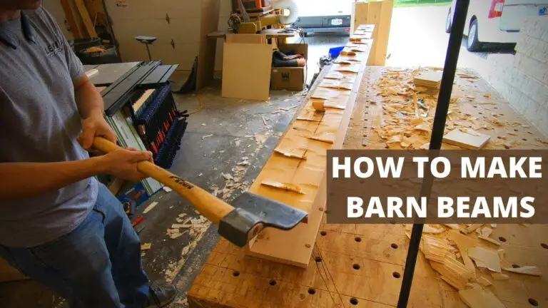 How to Make Rustic Wood Beams
