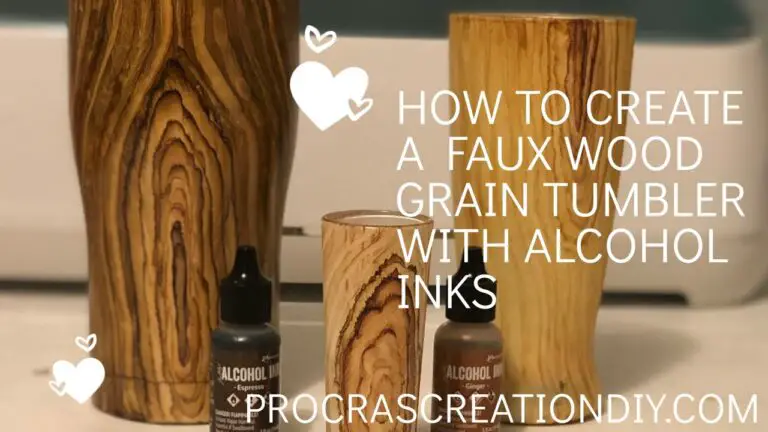 How to Make a Wood Grain Tumbler