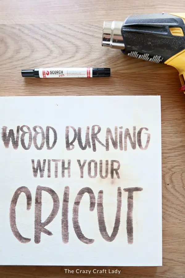 How to Wood Burn With Cricut