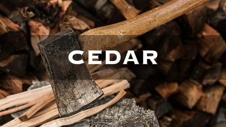 Is Cedar Wood Good for Burning