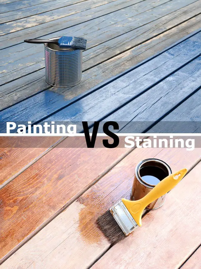 Wood Staining Vs Painting