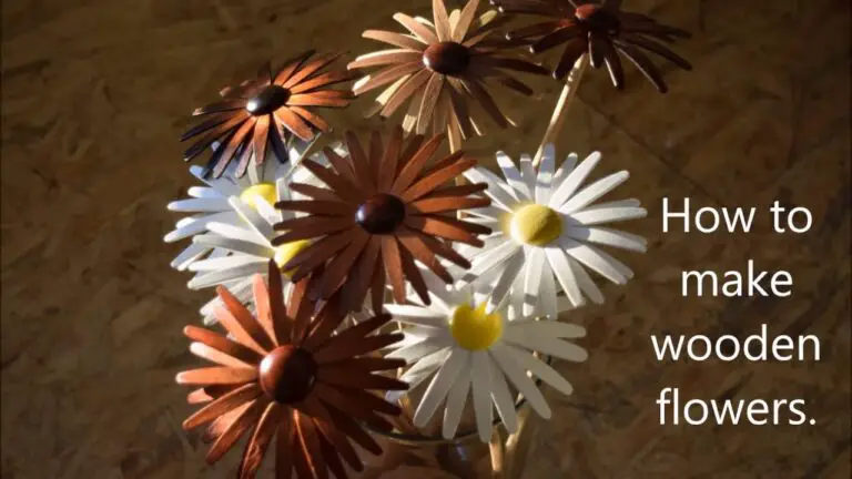 How to Make Wood Flowers