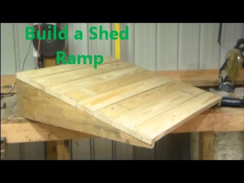How to Build a Wood Ramp for a Shed
