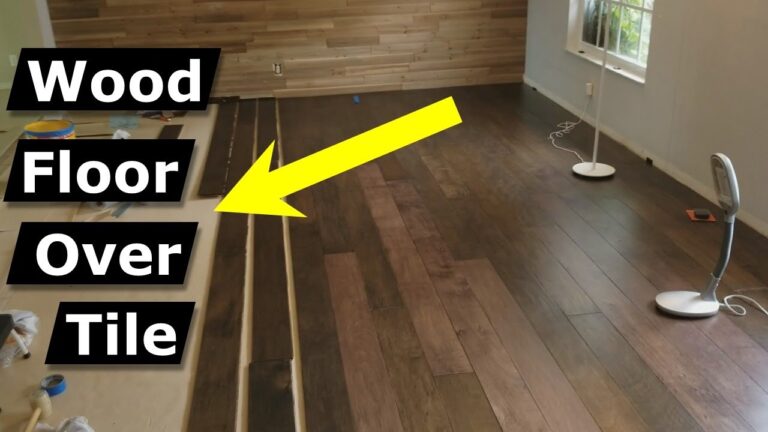 Can You Put Wood Laminate Over Tile