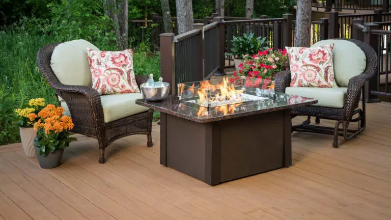 Can You Put Propane Fire Pit on Wood Deck