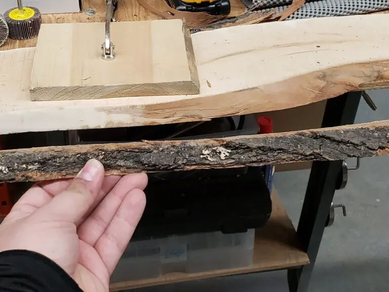 How to Epoxy Live Edge Wood With Bark