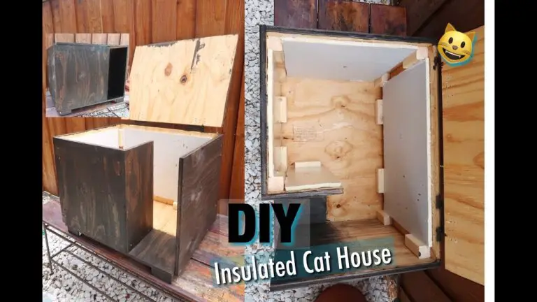 How to Build an Outdoor Cat House Out of Wood