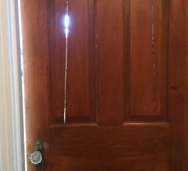 How to Fix a Crack in a Wood Door
