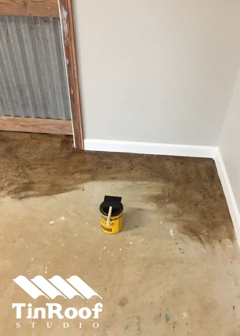 Can You Stain Concrete With Wood Stain