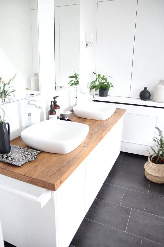 Bathroom Wood Countertop Ideas
