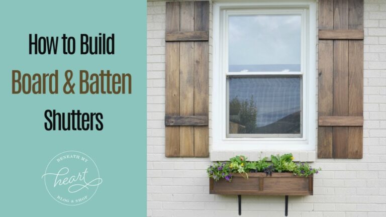 How to Build Wood Shutters