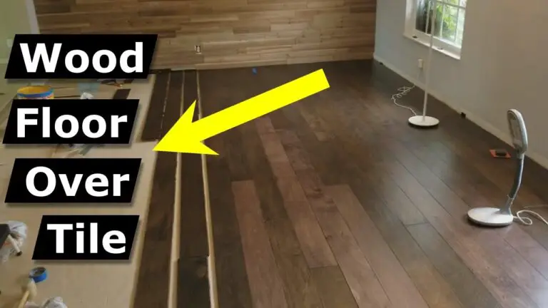 Can I Put Wood Floor Over Tile