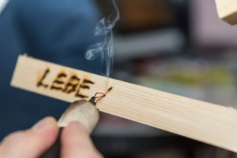 How to Burn a Name into Wood