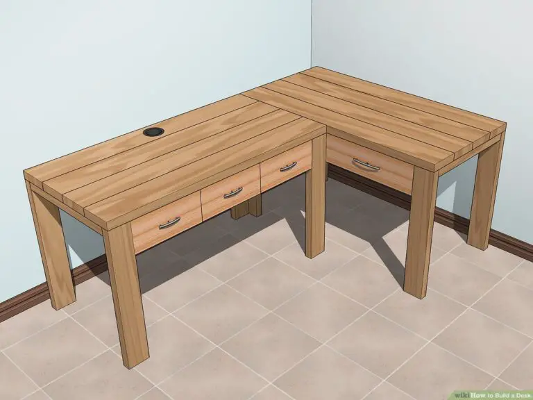 How to Make a Desk Out of Wood