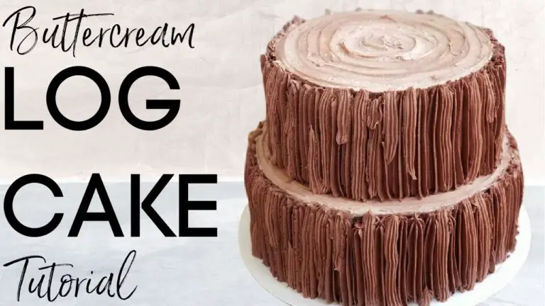 How to Make a Cake Look Like Wood With Buttercream