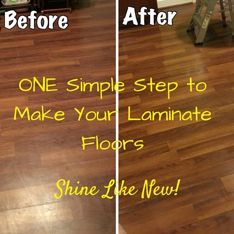How to Make Fake Wood Floors Shine