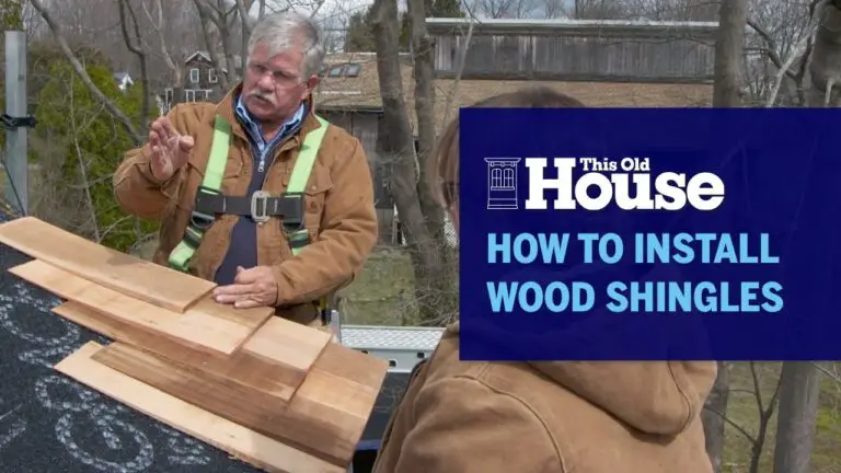 How to Install Wood Shingles