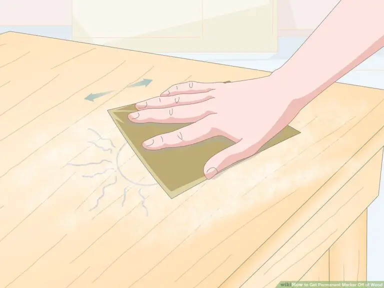 How to Get Marker off of Wood