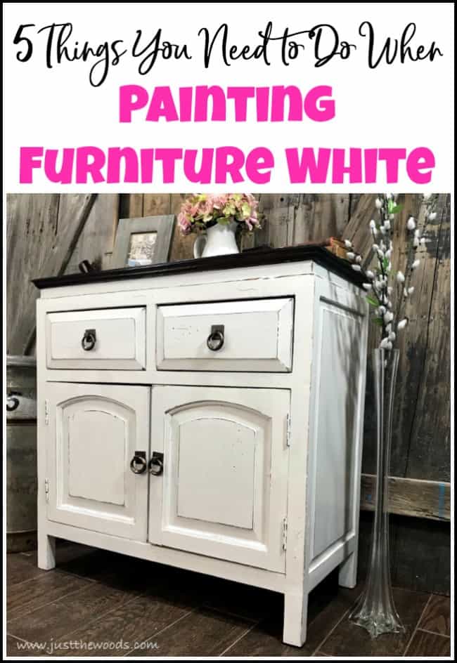 How to Paint a Wood Dresser White