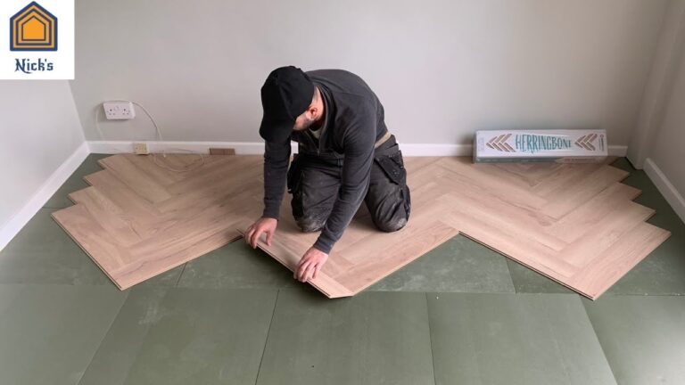 How to Lay Herringbone Wood Floor