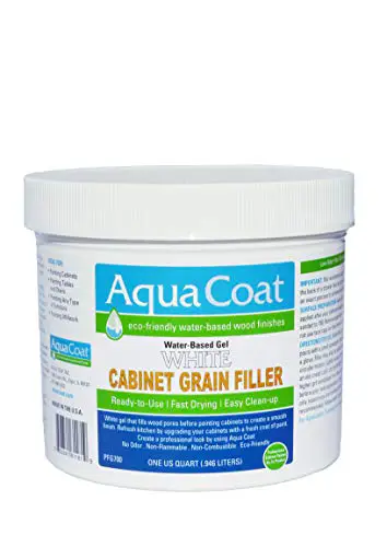Aqua Coat Best White Cabinet Wood Grain Filler