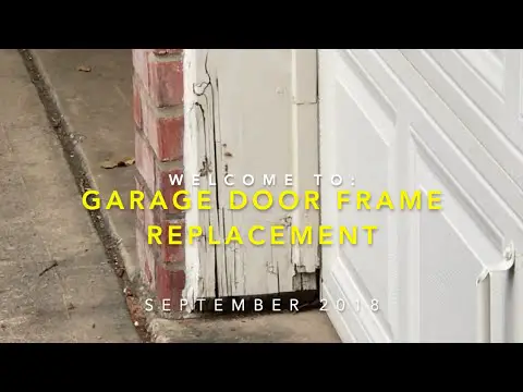 How to Fix Rotted Wood Garage Door Frame