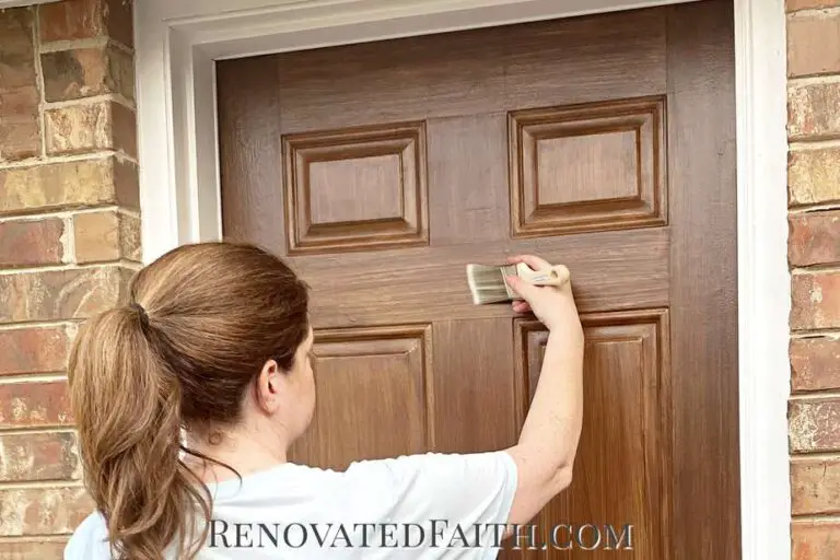 How to Paint Door to Look Like Wood