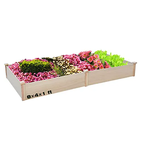 Best Choice Products Raised Garden Bed Wood Planter