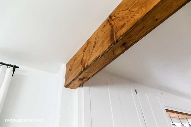 How to Make Ceiling Beams Look Like Wood