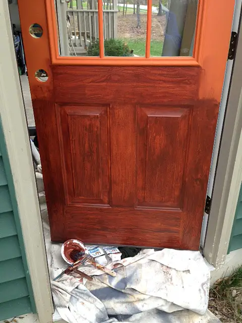 Paint Steel Door to Look Like Wood: Transform with Faux Finishing