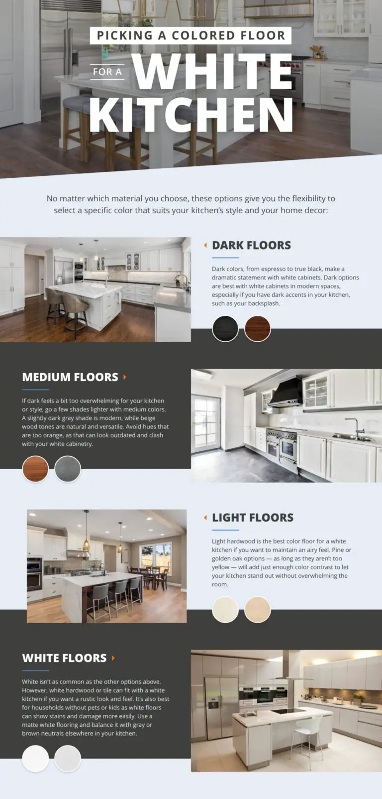 What Color Wood Floor With Dark Cabinets  : Stylish Solutions for Your Home