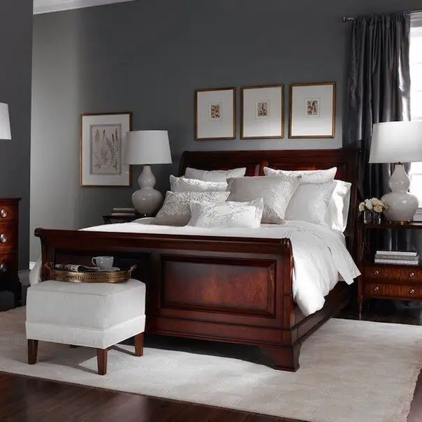 What Colors Go With Dark Wood Bedroom Furniture  : Stylish Color Combinations for a Cozy Bedroom