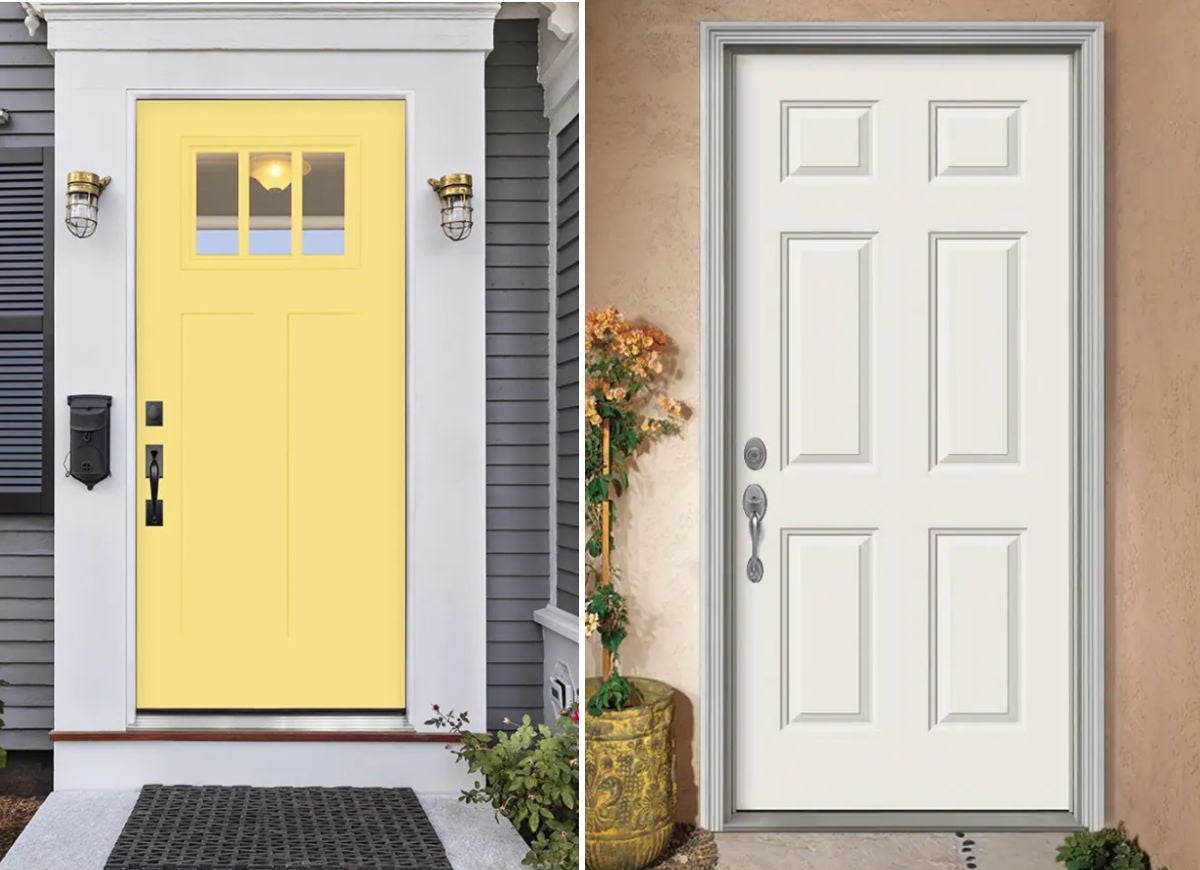 Which Is Better Wood Steel Or Fiberglass Entry Door : Choosing The Best ...